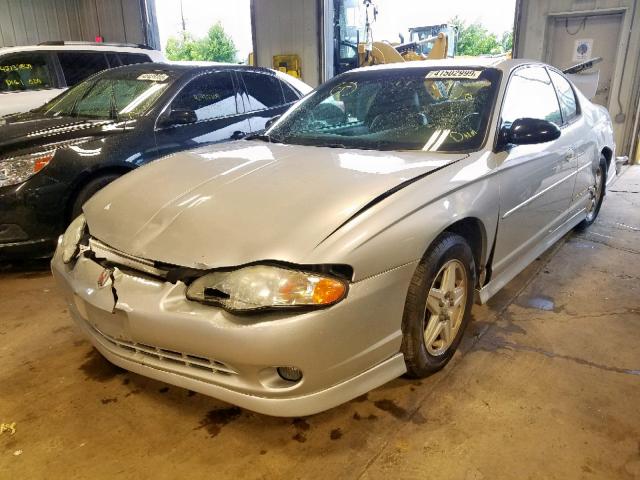 2G1WX15K629340499 - 2002 CHEVROLET MONTE CARL SILVER photo 2