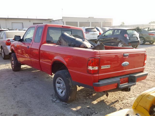 1FTYR14D19PA13548 - 2009 FORD RANGER SUP RED photo 3