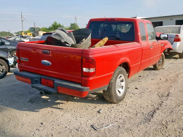 1FTYR14D19PA13548 - 2009 FORD RANGER SUP RED photo 4