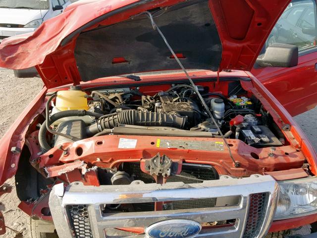 1FTYR14D19PA13548 - 2009 FORD RANGER SUP RED photo 7