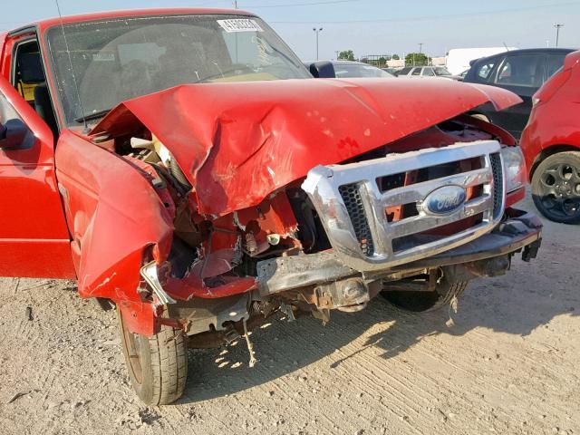 1FTYR14D19PA13548 - 2009 FORD RANGER SUP RED photo 9