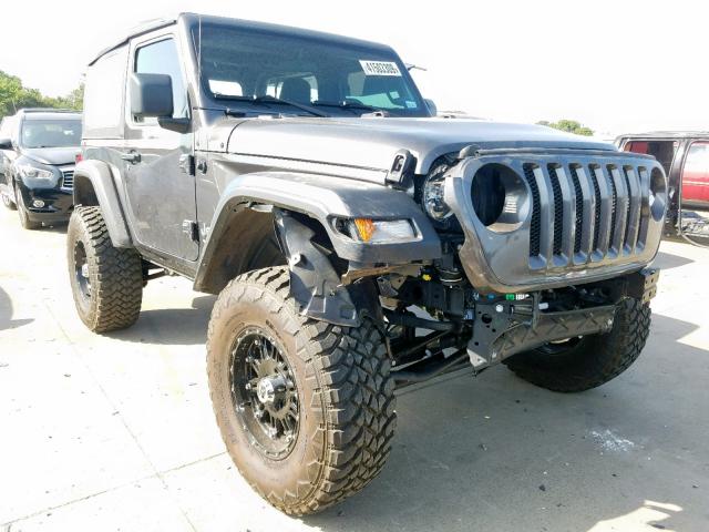 1C4GJXAG7JW307115 - 2018 JEEP WRANGLER S CHARCOAL photo 1