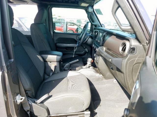 1C4GJXAG7JW307115 - 2018 JEEP WRANGLER S CHARCOAL photo 5