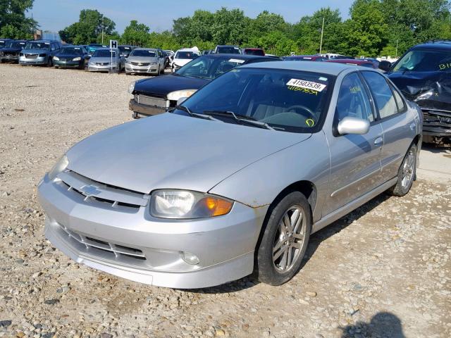 1G1JH52F337188013 - 2003 CHEVROLET CAVALIER L SILVER photo 2