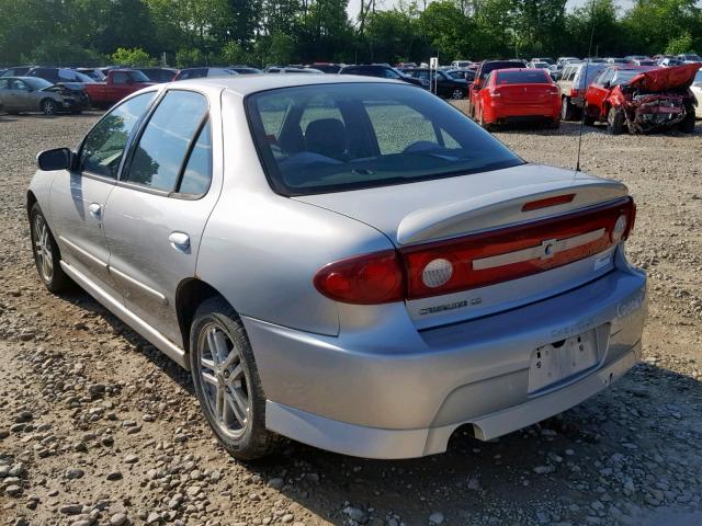 1G1JH52F337188013 - 2003 CHEVROLET CAVALIER L SILVER photo 3