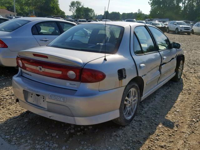 1G1JH52F337188013 - 2003 CHEVROLET CAVALIER L SILVER photo 4