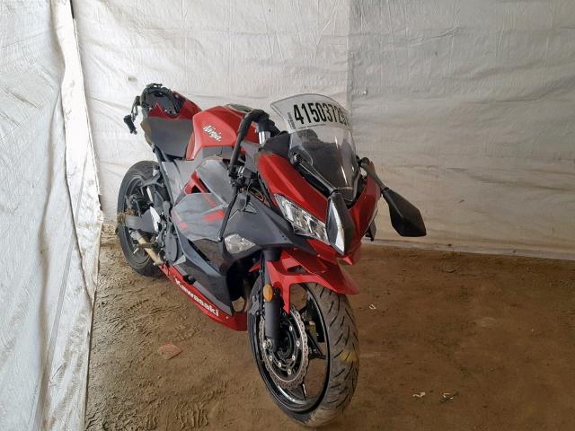 JKAEXKG13KDA28976 - 2019 KAWASAKI EX400 RED photo 1