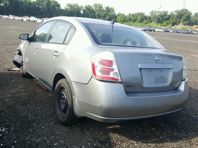 3N1AB61E78L694277 - 2008 NISSAN SENTRA 2.0 GRAY photo 3