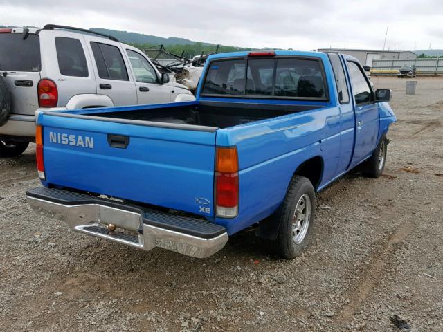 1N6SD16S0SC372772 - 1995 NISSAN TRUCK KING BLUE photo 4