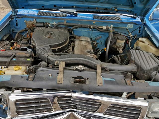 1N6SD16S0SC372772 - 1995 NISSAN TRUCK KING BLUE photo 7