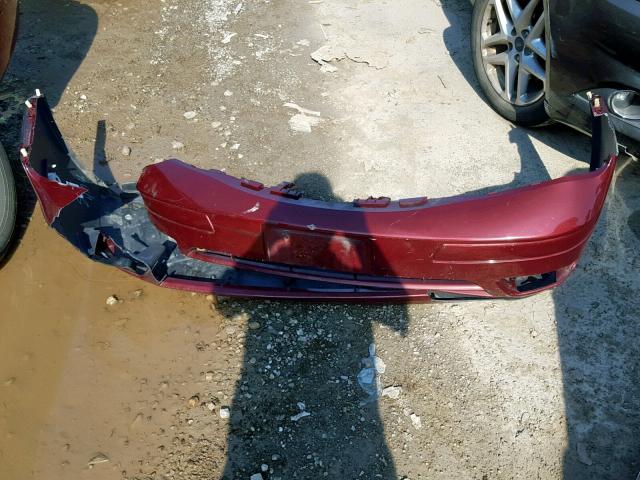 1FAHP34N27W163817 - 2007 FORD FOCUS ZX4 MAROON photo 9