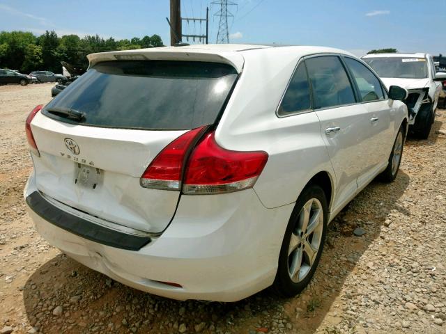 4T3ZK3BB7BU044352 - 2011 TOYOTA VENZA WHITE photo 4