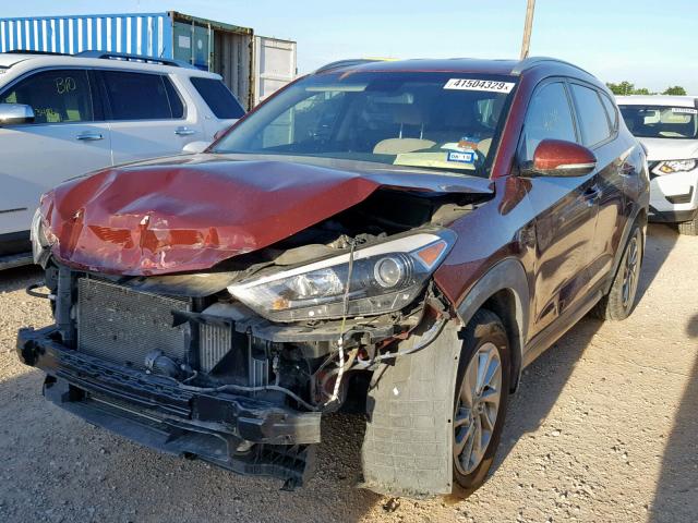 KM8J33A29GU202430 - 2016 HYUNDAI TUCSON LIM MAROON photo 2