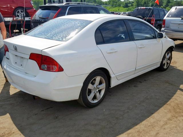 2HGFA16968H327661 - 2008 HONDA CIVIC EXL WHITE photo 4