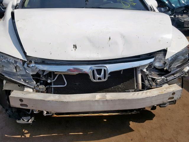 2HGFA16968H327661 - 2008 HONDA CIVIC EXL WHITE photo 9