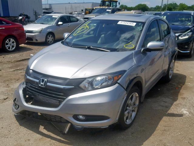 3CZRU6H56HG704560 - 2017 HONDA HR-V EX GRAY photo 2