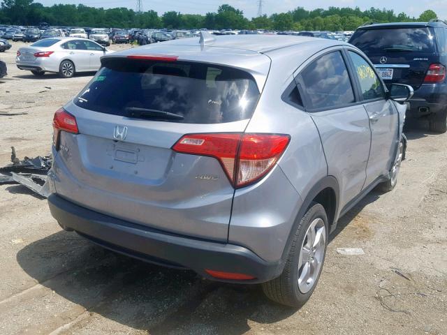 3CZRU6H56HG704560 - 2017 HONDA HR-V EX GRAY photo 4