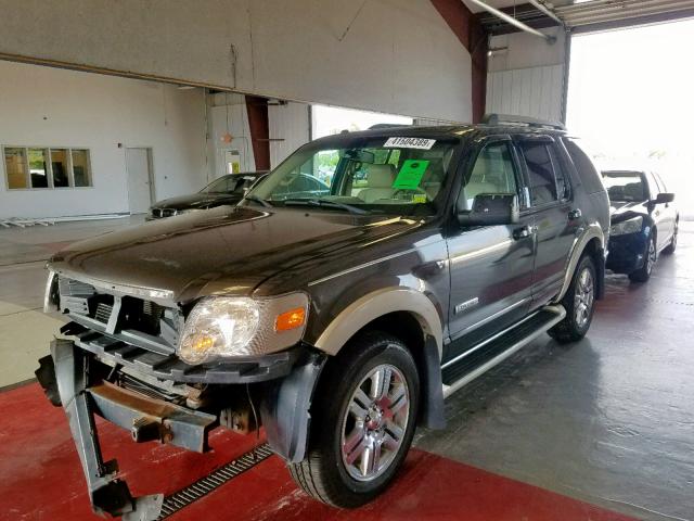 1FMEU74897UB58564 - 2007 FORD EXPLORER E BROWN photo 2