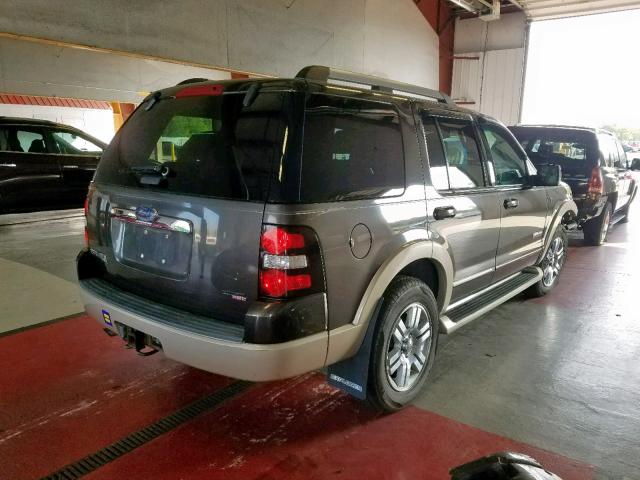 1FMEU74897UB58564 - 2007 FORD EXPLORER E BROWN photo 4