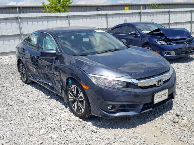 19XFC1F78GE003547 - 2016 HONDA CIVIC EXL BLUE photo 1