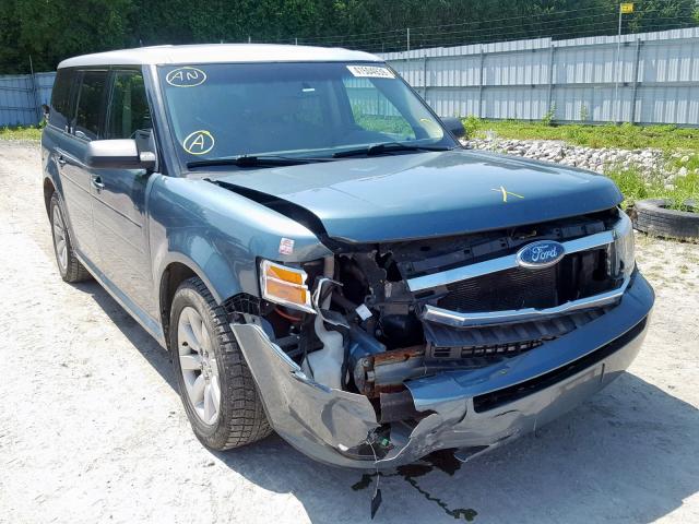 2FMGK5BC3ABA17559 - 2010 FORD FLEX SE BLUE photo 1