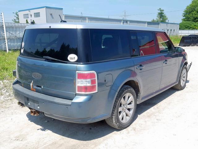 2FMGK5BC3ABA17559 - 2010 FORD FLEX SE BLUE photo 4