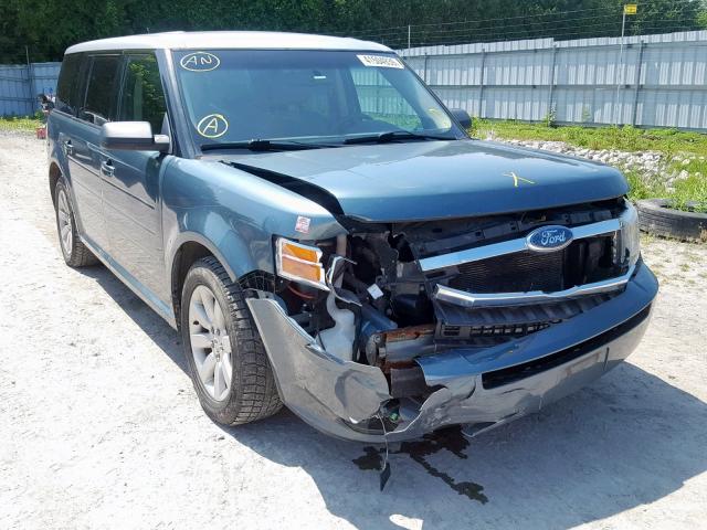 2FMGK5BC3ABA17559 - 2010 FORD FLEX SE BLUE photo 9