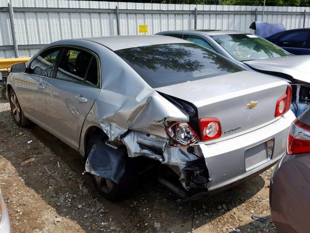 1G1ZC5E11BF355121 - 2011 CHEVROLET MALIBU 1LT SILVER photo 3