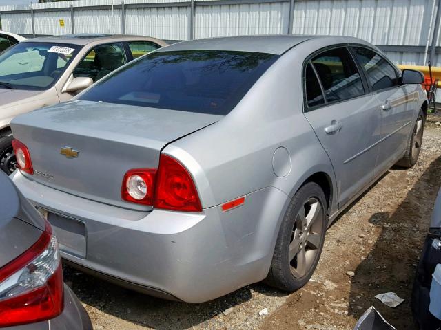 1G1ZC5E11BF355121 - 2011 CHEVROLET MALIBU 1LT SILVER photo 4