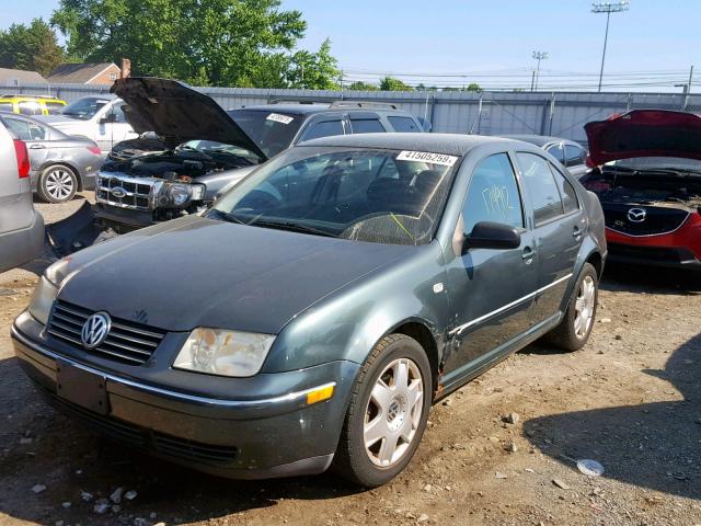 3VWRK69M54M003177 - 2004 VOLKSWAGEN JETTA GL GREEN photo 2