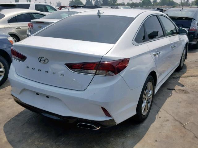 5NPE34AF2JH651870 - 2018 HYUNDAI SONATA SPO WHITE photo 4