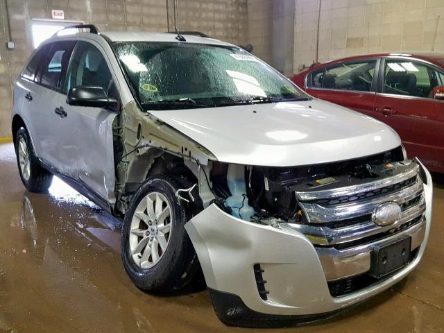 2FMDK3GC1DBC92674 - 2013 FORD EDGE SE SILVER photo 1