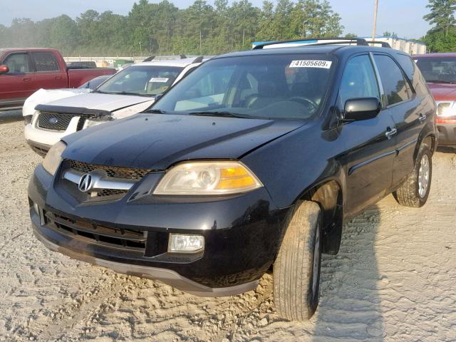 2HNYD18904H521375 - 2004 ACURA MDX TOURIN BLACK photo 2