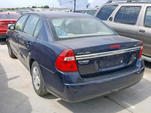 1G1ZS58F67F232674 - 2007 CHEVROLET MALIBU LS BLUE photo 3