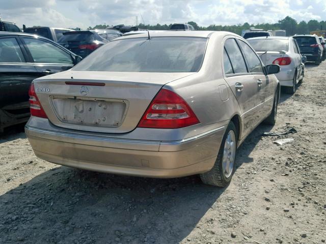 WDBRF61JX2F205999 - 2002 MERCEDES-BENZ C 240 SILVER photo 4