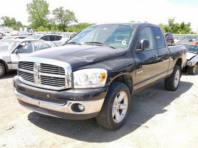 1D7HU18N88S557175 - 2008 DODGE RAM 1500 S BLACK photo 2