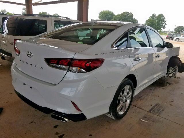 5NPE34AF8JH658791 - 2018 HYUNDAI SONATA SPO WHITE photo 4