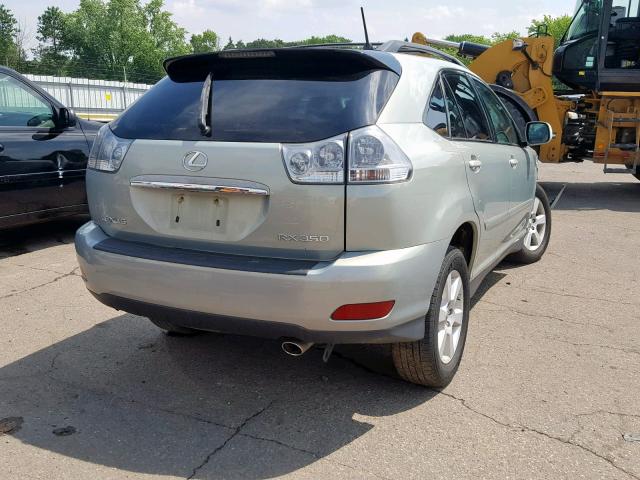 2T2HK31U77C041849 - 2007 LEXUS RX 350 SILVER photo 4