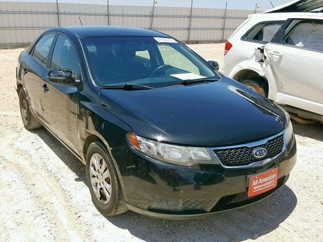 KNAFU4A21D5690739 - 2013 KIA FORTE EX BLACK photo 1