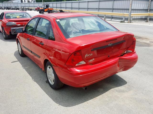 1FAFP33P71W191856 - 2001 FORD FOCUS LX RED photo 3