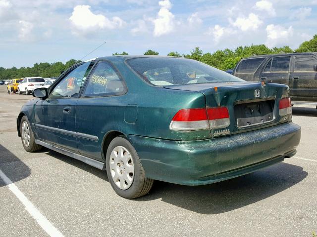 1HGEJ6120XL020619 - 1999 HONDA CIVIC DX GREEN photo 3