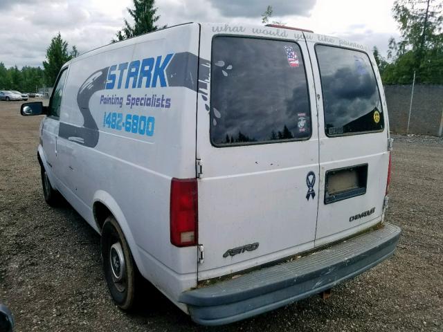 1GCDM19W6YB160760 - 2000 CHEVROLET ASTRO WHITE photo 3