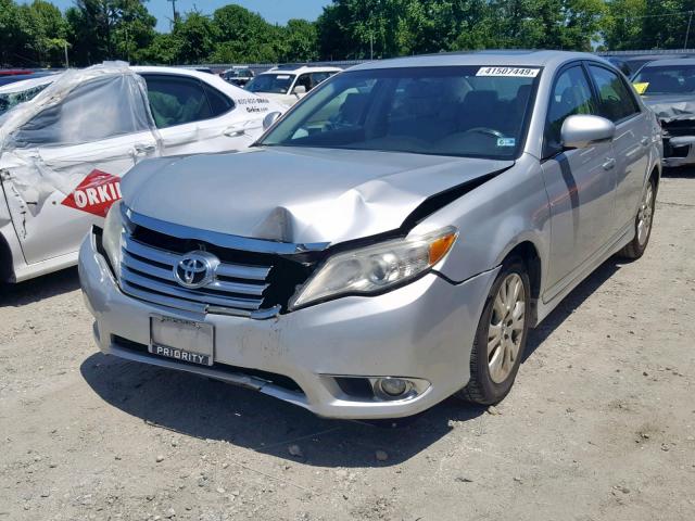 4T1BK3DB9BU416491 - 2011 TOYOTA AVALON BAS SILVER photo 2