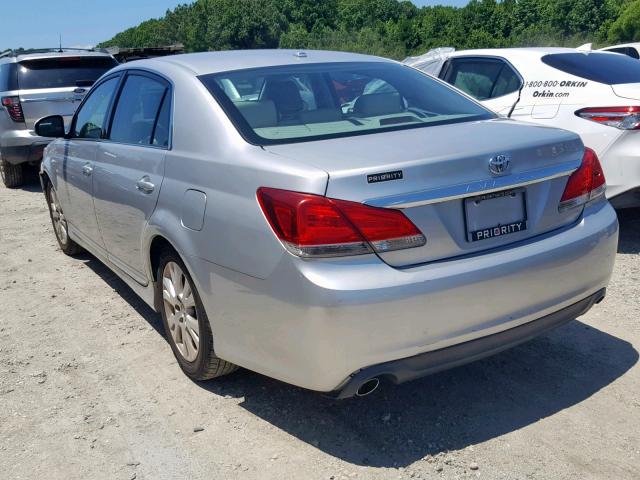 4T1BK3DB9BU416491 - 2011 TOYOTA AVALON BAS SILVER photo 3