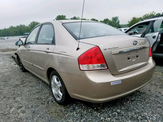 KNAFE122075452413 - 2007 KIA SPECTRA EX GOLD photo 3