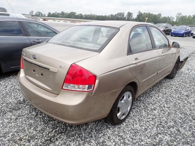 KNAFE122075452413 - 2007 KIA SPECTRA EX GOLD photo 4