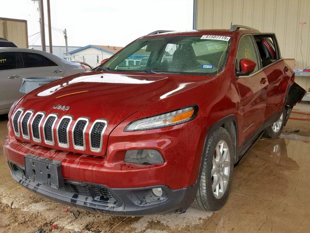 1C4PJLCS1GW128250 - 2016 JEEP CHEROKEE L RED photo 2