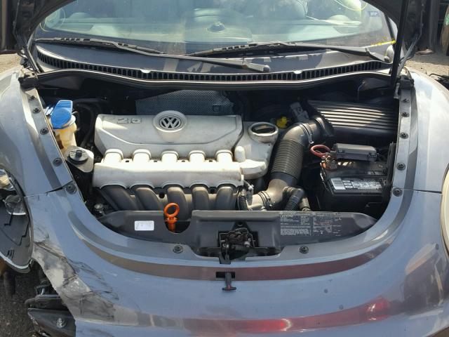 3VWRF31Y96M310792 - 2006 VOLKSWAGEN NEW BEETLE GRAY photo 7