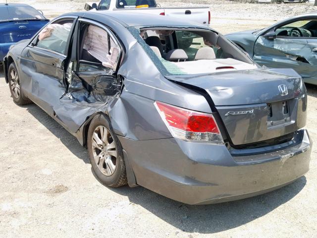 1HGCP2F41AA021290 - 2010 HONDA ACCORD LXP GRAY photo 3