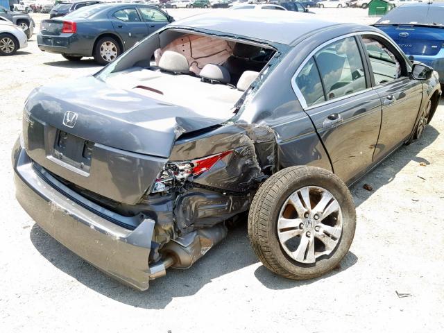 1HGCP2F41AA021290 - 2010 HONDA ACCORD LXP GRAY photo 4